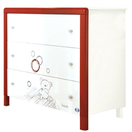 Comoda mare KRIO Black Cherry 140x70, Pali